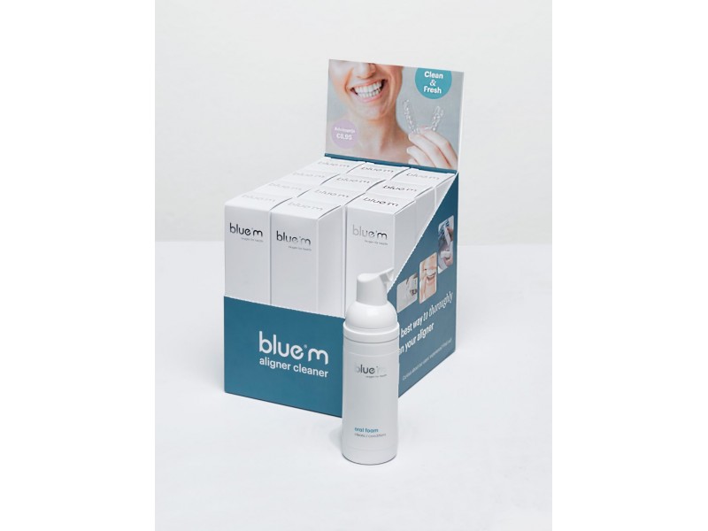Bluem Oral Foam with Display  BlueM Oral Foam